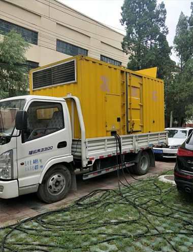 峰峰矿发电车出租-柴油发电机组排烟系统设计要求及其考虑因素