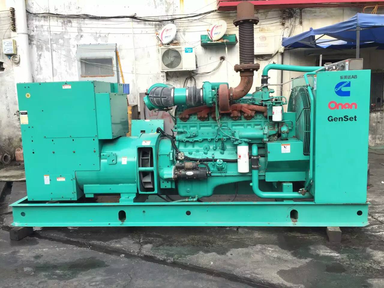 峰峰矿租赁发电机-柴油发电机不正常冒烟的原因